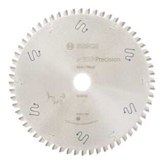 Lame de scie circulaire Bosch Top Precision Best for Wood pour scies circulaires à tronçonner, à onglet et à panneaux