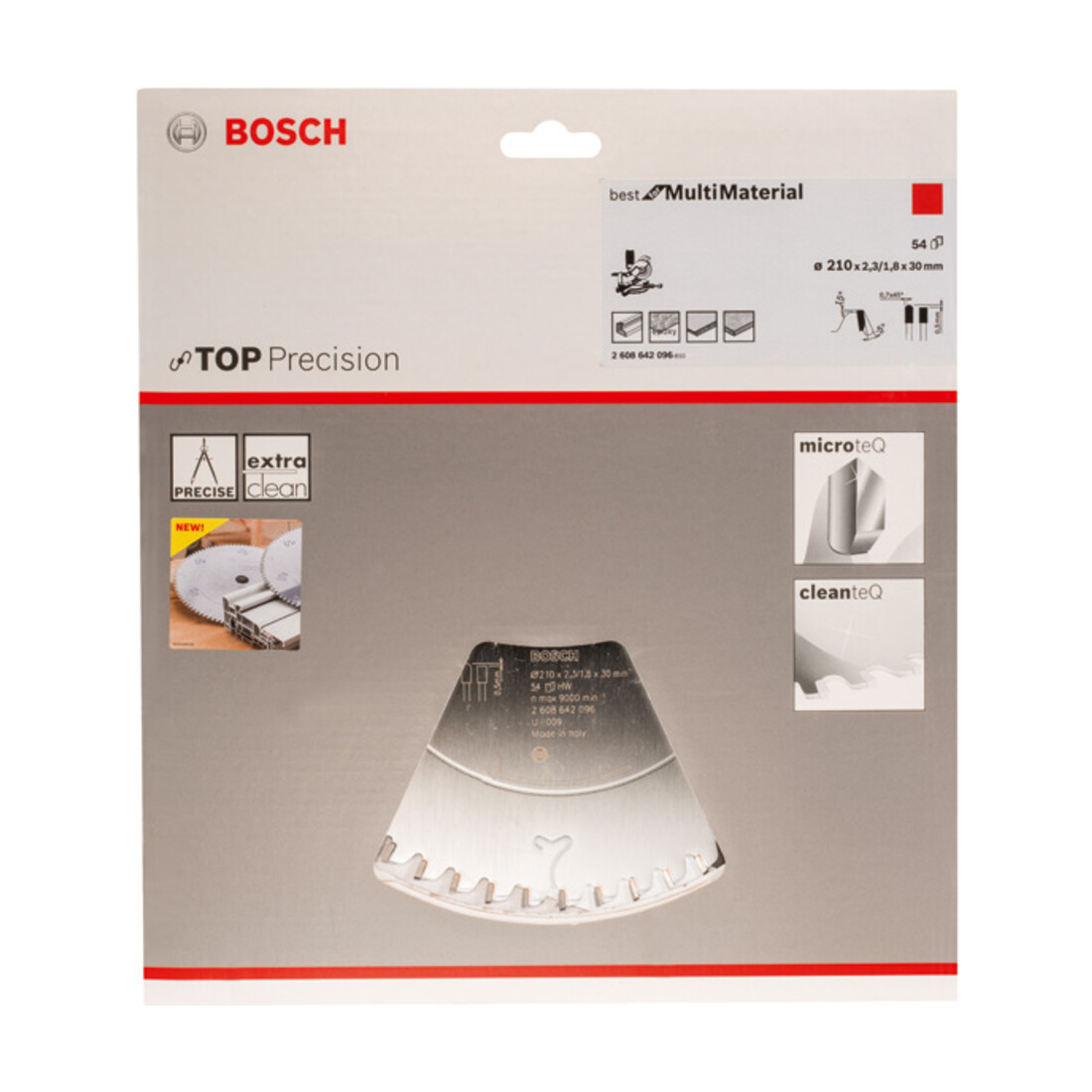 Lame de scie circulaire Bosch Top Precision Universal Pour tronçonneuses à onglet et à panneaux
