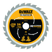 Lame de scie circulaire DEWALT fixe 216/30 mm 24WZ/FZ DT99568-QZ
