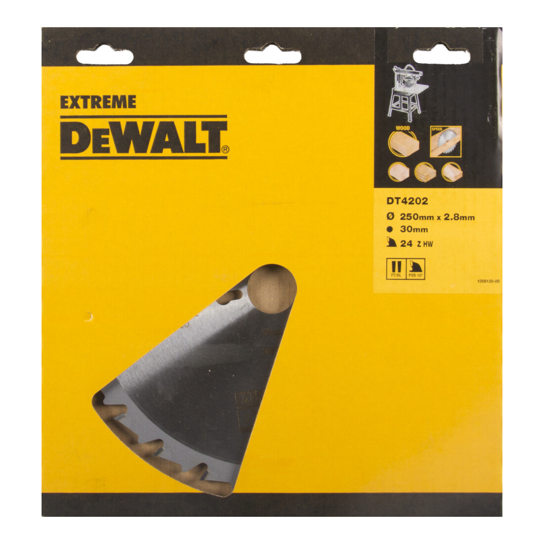 Lame de scie circulaire DEWALT fixe 250/30 mm 24FZ DT4202-QZ