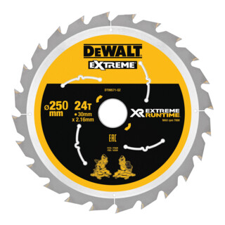 Lame de scie circulaire DeWalt fixe WZ/FZ DT99-QZ pour bois cloué