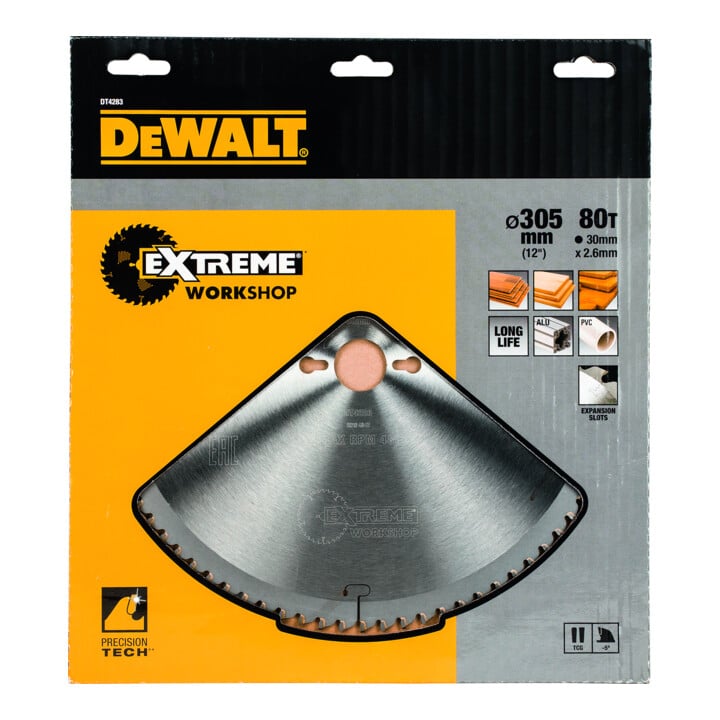 Lame de scie circulaire DEWALT fixe 305/30 mm 80TFZ DT4283-QZ