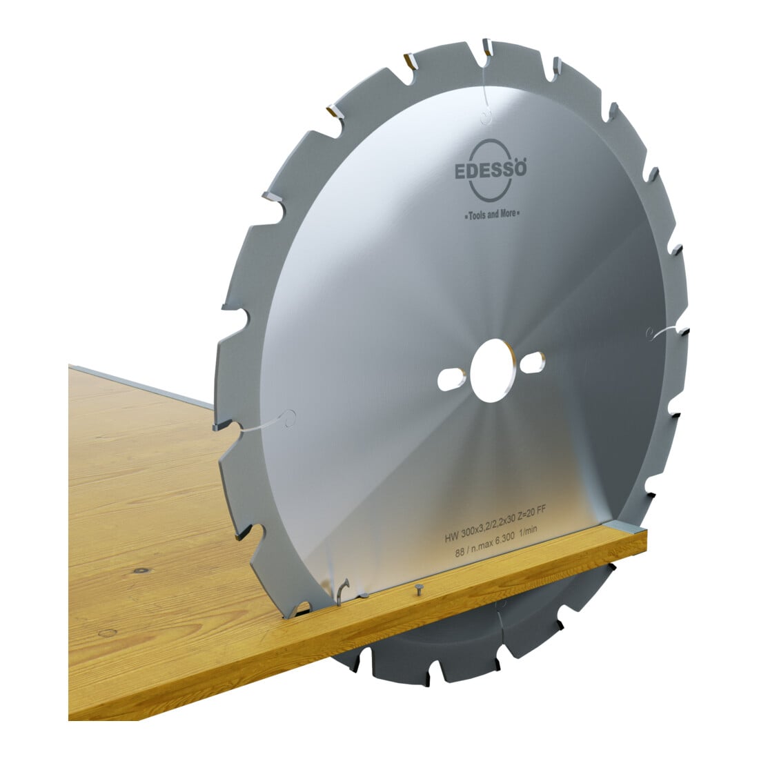 Lame de scie circulaire EDESSÖ Bau EXTREM - FF pouce clou sûr pouce, HW 500x4,0/2,8x30 Z=36 FF