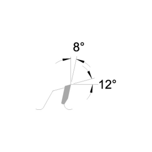 Lame de scie circulaire EDESSÖ Bau EXTREM - FF pouce clou sûr pouce, HW 500x4,0/2,8x30 Z=36 FF