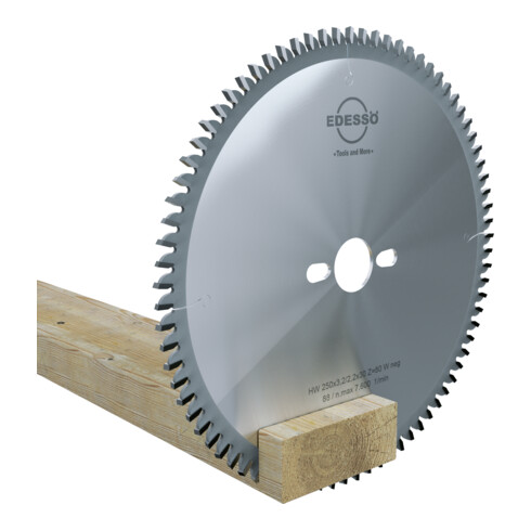 Lame de scie circulaire de précision EDESSÖ coupe dents alternées angle de coupe négatif multi-dents, HW