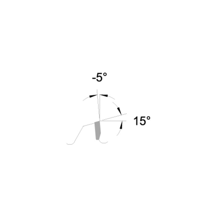 Lame de scie circulaire EDESSÖ coupe de précision de finition dent alternée angle de coupe négatif dent multiple, HW 216x2,8/1,8x30 Z=48 W neg