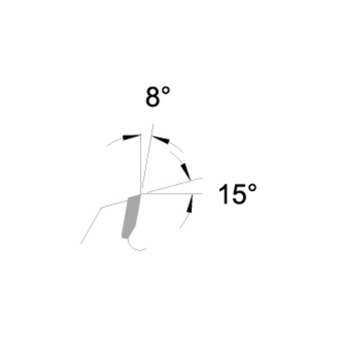 Lame de scie circulaire EDESSÖ coupe de précision VW, HW 300x3,2/2,2x30 Z=96 VW
