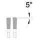 Lame de scie circulaire EDESSÖ pour machines sans fil, MULTImat (lame de scie à coupe fine), HW 160x1,8/1,2x20 Z=24 SWZ