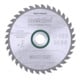 Lame de scie circulaire HW/CT 150 x 20 x 2,4/1,6, nombre de dents 36, affûtage en biseau alterné, angle d'attaque 10° metabo
