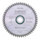 Lame de scie circulaire HW/CT 160 x 20 x 2,2/1,4, nombre de dents 54, denture plate trapézoïdale, angle d'attaque 8° metabo