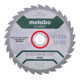 Lame de scie circulaire HW/CT 216 x 30 x 2,4/1,6, nombre de dents 30, denture en biseau alterné, angle d'attaque 22°, « Precision cut classic » metabo-1