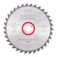 Lame de scie circulaire HW/CT 250 x 30 x 2,8/1,8, nombre de dents 34, affûtage en biseau alterné, angle d'attaque 15° metabo-1