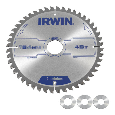 Lame de scie circulaire Irwin Spécial 184/30mm 48TCG