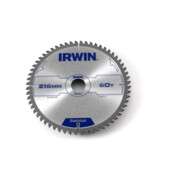 Lame de scie circulaire Irwin Spécial 216/30mm 60TCG