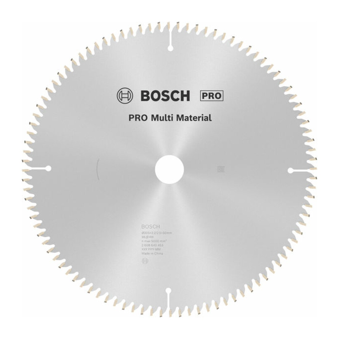 Lame de scie circulaire Multi Material 305 x 30 x 3,2 mm; 96
