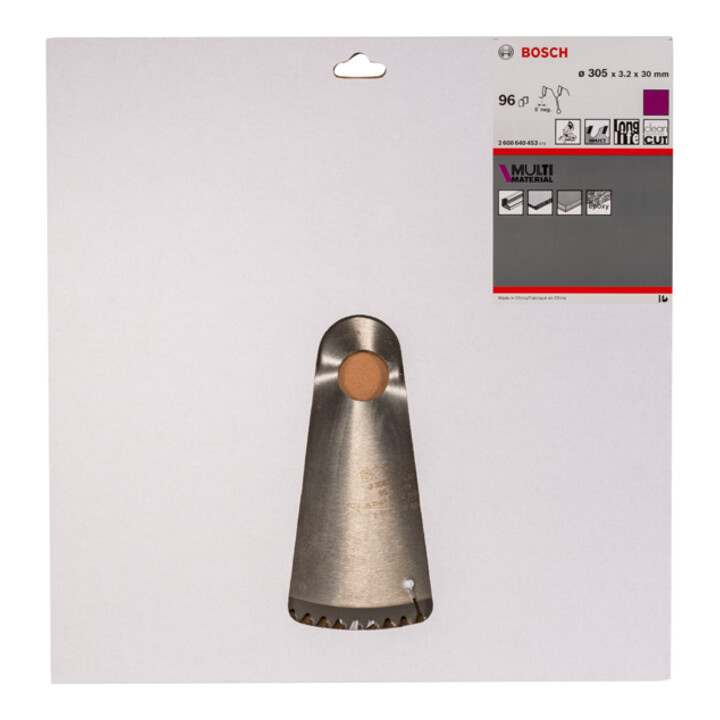 Lame de scie circulaire Multi Material 305 x 30 x 3,2 mm; 96