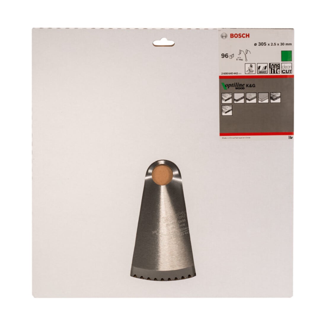 Lame de scie circulaire Optiline Wood 305 x 30 x 2,5 mm, 96