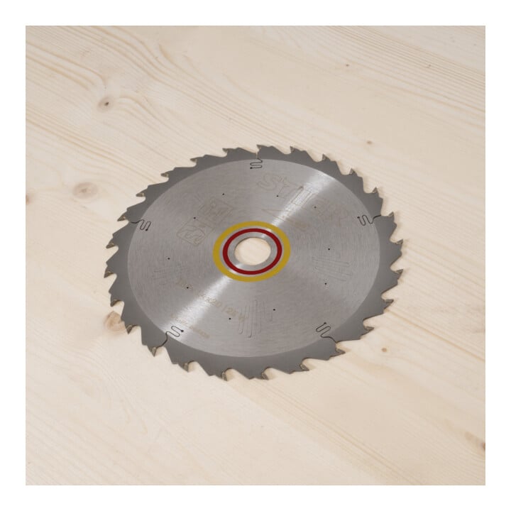 Lame de scie circulaire STIER pour scies sans fil, bois 165 x 1,9 x 20, 25&nbsp;W, angle de coupe de 23°
