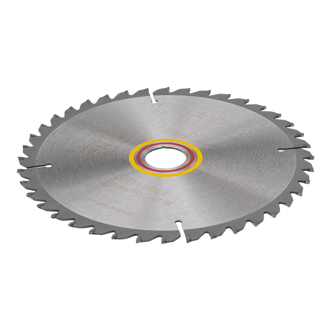Lame de scie circulaire STIER Profi, bois, 216x2,4x30 40W, angle de coupe négatif -5°