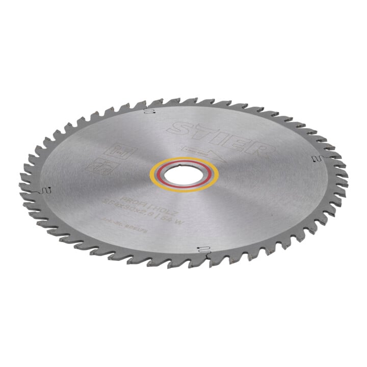 Lame de scie circulaire STIER Profi, bois, 254x2,6x30 54W, angle de coupe 10°