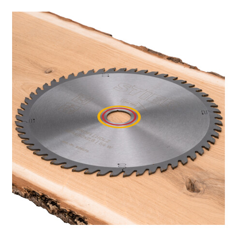 Lame de scie circulaire STIER Profi, bois, 254x2,6x30 54W, angle de coupe 10°
