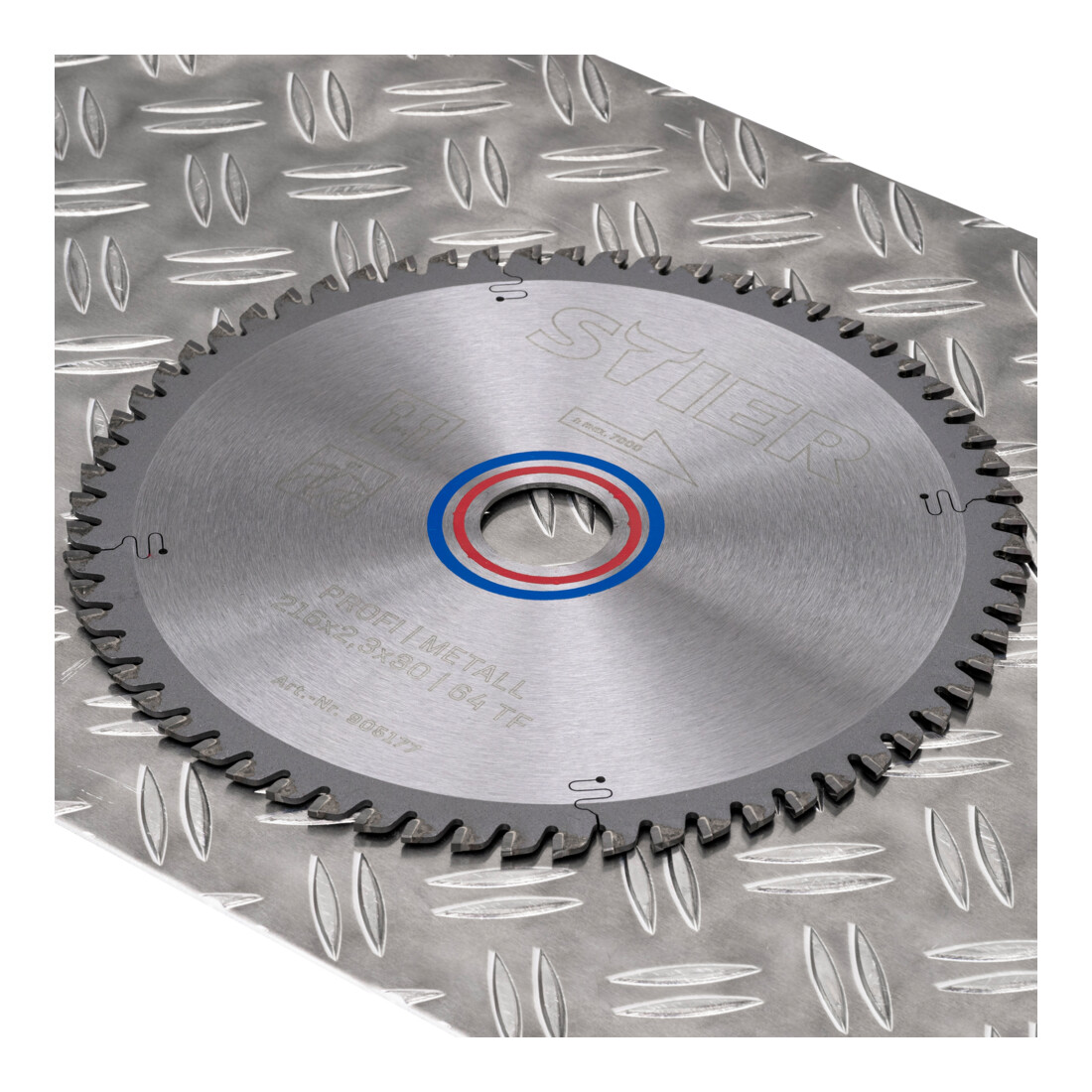 Lame de scie circulaire STIER Profi, métal, 216x2, 3x30 64TF, angle de coupe 0°