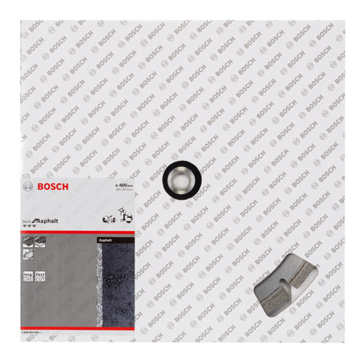 Lame de scie diamant Bosch Meilleur pour asphalte 400 x 20,00/25,40 x 3,2 x 12 mm
