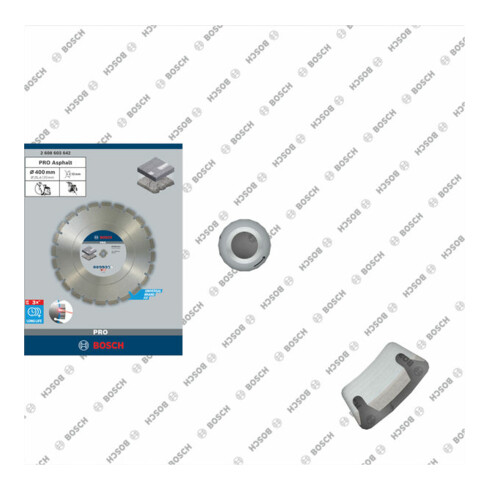 Lame de scie diamant Bosch Meilleur pour asphalte 400 x 20,00/25,40 x 3,2 x 12 mm