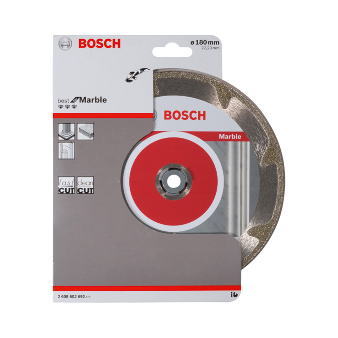 Lame de scie diamant Bosch Meilleur pour marbre 180 x 22,23 x 2,2 x 3 mm