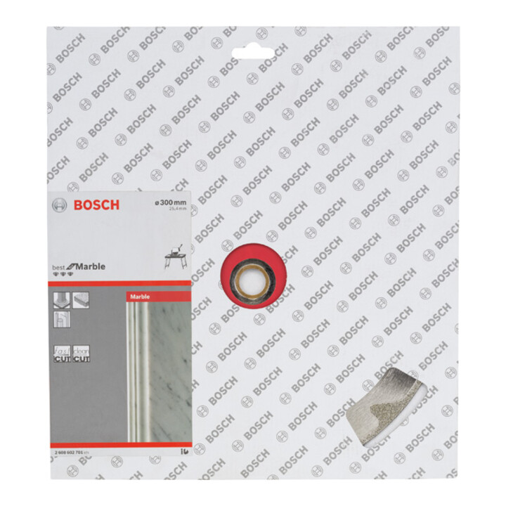 Lame de scie diamant Bosch Meilleur pour marbre 300 x 25,40 x 2,6 x 5 mm
