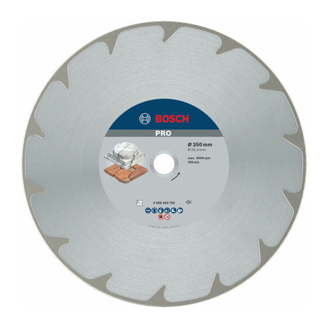 Lame de scie diamant Bosch Meilleur pour marbre 350 x 25,40 x 2,6 x 5 mm