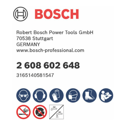 Lame de scie diamant Bosch Meilleure pour pierre 350 x 20,00/25,40 x 3,2 x 15 mm