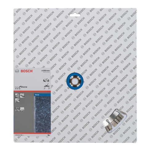 Lame de scie diamant Bosch Meilleure pour pierre 350 x 20,00/25,40 x 3,2 x 15 mm