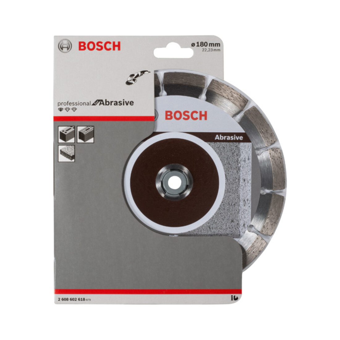 Lame de scie diamant Bosch Standard pour abrasif 180 x 22,23 x 2 x 10 mm