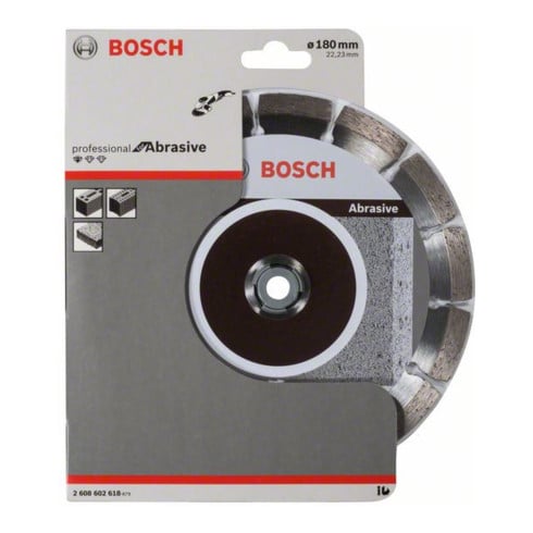 Lame de scie diamant Bosch Standard pour abrasif 180 x 22,23 x 2 x 10 mm