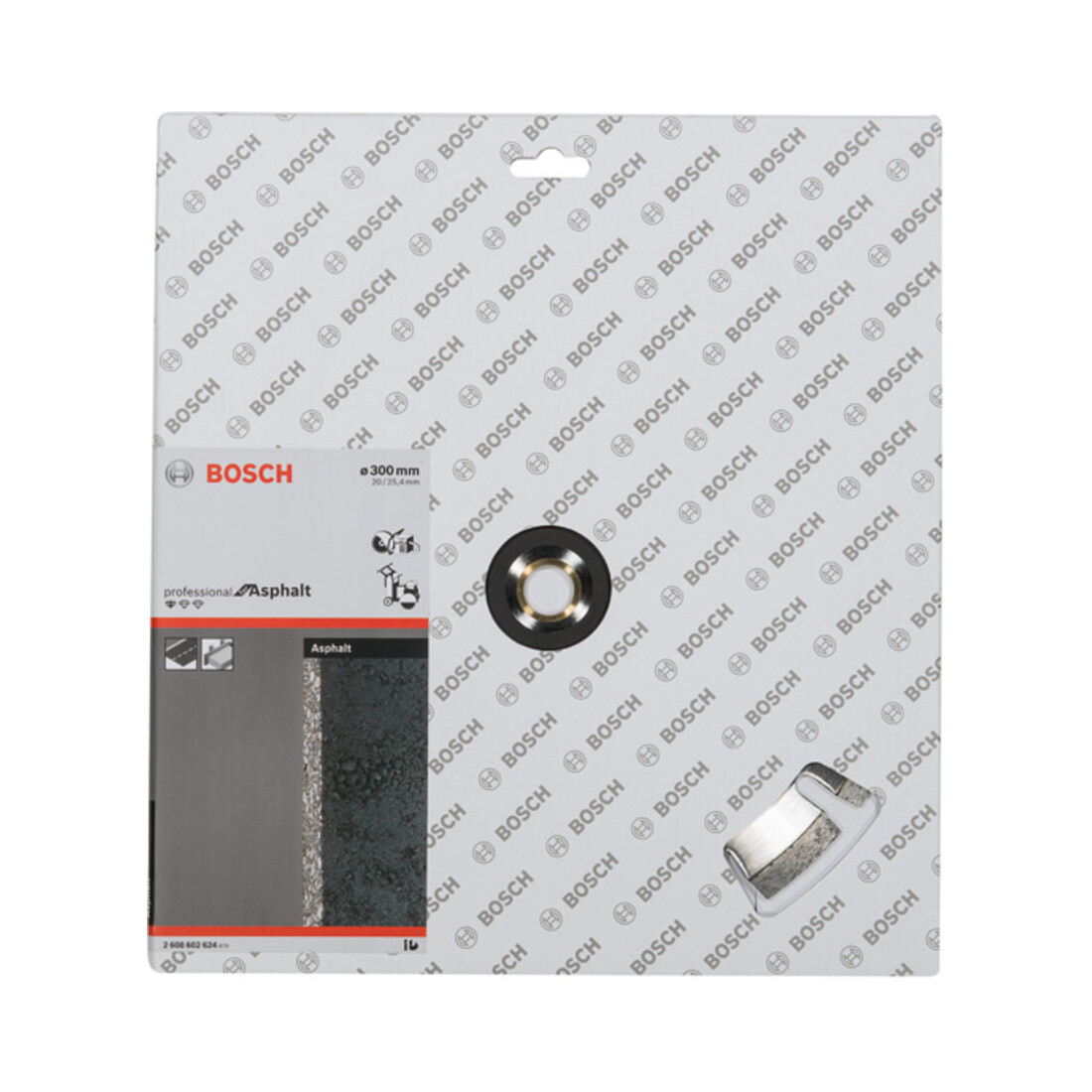Lame de scie diamant Bosch Standard pour asphalte 300 x 20,00/25,40 x 2,8 x 8 mm