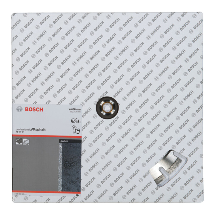 Lame de scie diamant Bosch Standard pour asphalte 400 x 20,00/25,40 x 3,6 x 8 mm
