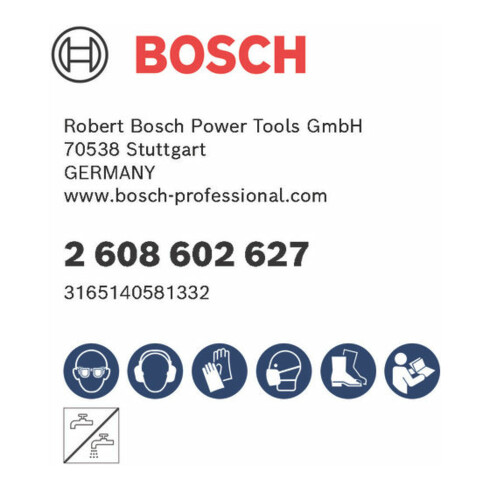 Lame de scie diamant Bosch Standard pour asphalte 450 x 25,40 x 3,2 x 8 mm