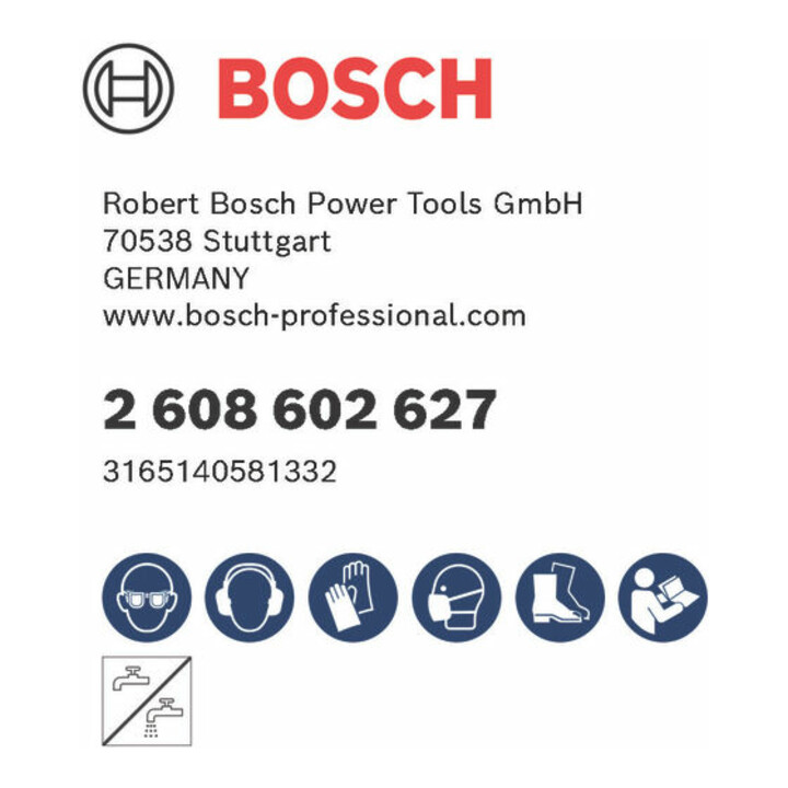 Lame de scie diamant Bosch Standard pour asphalte 450 x 25,40 x 3,2 x 8 mm