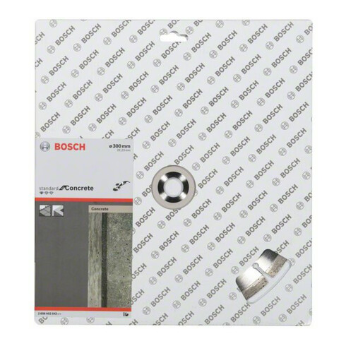 Lame de scie diamant Bosch Standard pour béton 300 x 22,23 x 3,1 x 10 mm