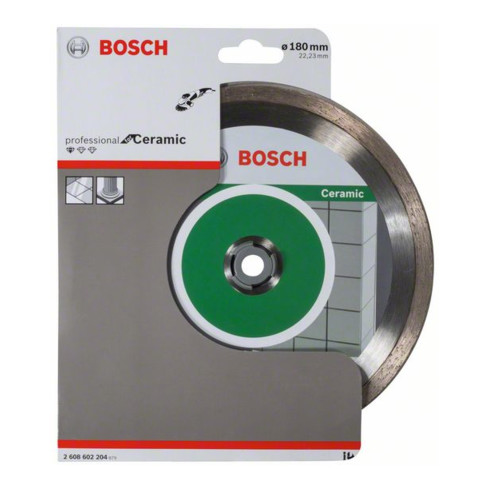 Lame de scie diamant Bosch Standard pour céramique 180 x 22,23 x 1,6 x 7 mm