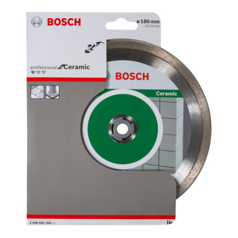Lame de scie diamant Bosch Standard pour céramique 180 x 22,23 x 1,6 x 7 mm