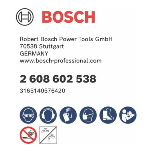Lame de scie diamant Bosch Standard pour céramique 230 x 25,40 x 1,6 x 7 mm