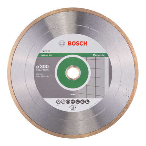 Lame de scie diamant Bosch Standard pour céramique 300 x 30 + 25,40 x 2 x 7 mm