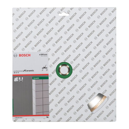 Lame de scie diamant Bosch Standard pour céramique 300 x 30 + 25,40 x 2 x 7 mm