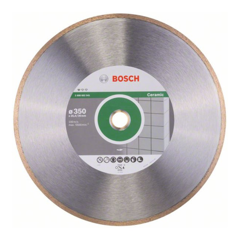 Lame de scie diamant Bosch Standard pour céramique 350 x 30 + 25,40 x 2 x 7 mm