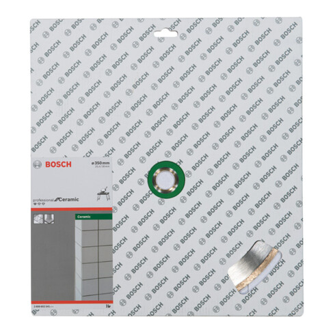 Lame de scie diamant Bosch Standard pour céramique 350 x 30 + 25,40 x 2 x 7 mm