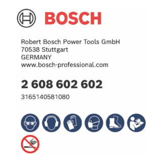 Lame de scie diamantée professionnelle Bosch pour la pierre, 20.00+25.4