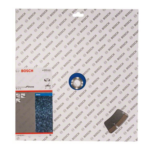 Lame de scie diamant Bosch Standard pour pierre 350 x 20,00/25,40 x 3,1 x 10 mm