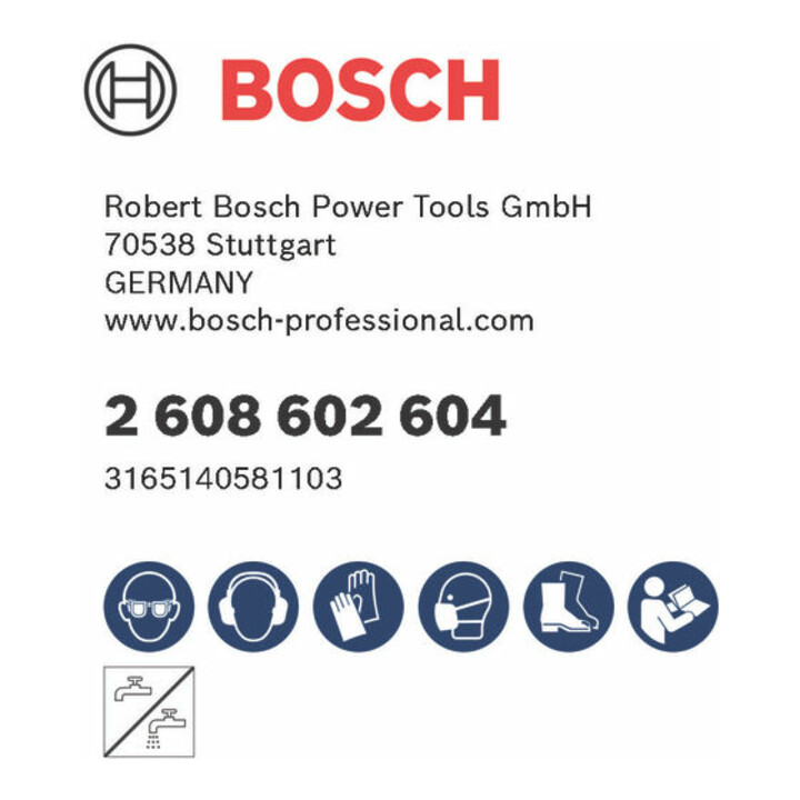 Lame de scie diamant Bosch Standard pour pierre 400 x 20,00/25,40 x 3,2 x 10 mm